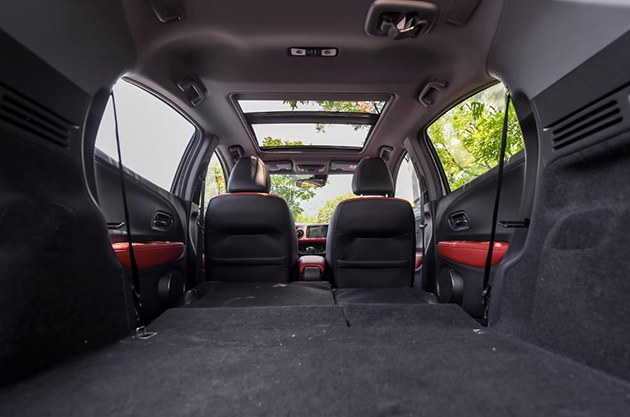 XR-V第二排配备的魔术座椅