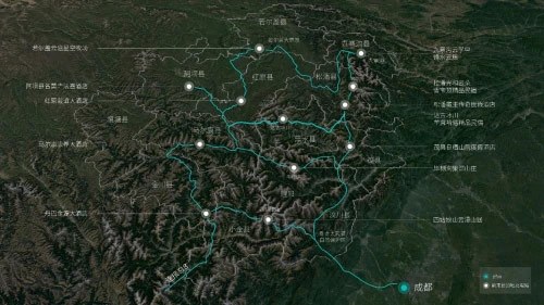 蔚来打通全国第一条川西藏羌充电环线