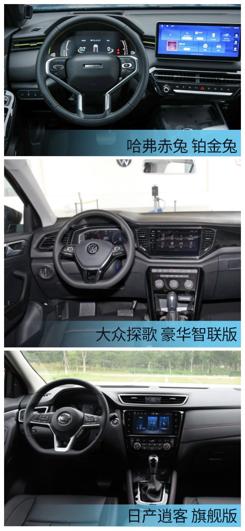哈弗赤兔、日產(chǎn)逍客、大眾探歌大橫評(píng) 哪款更值得入手？