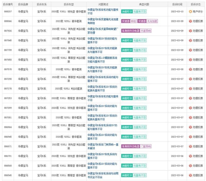 5系、X3车机部分功能缺失，宝马质量问题频发