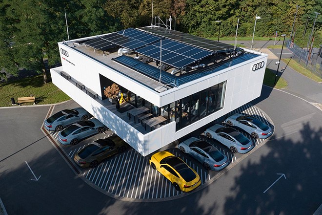 德国纽伦堡奥迪充电中心——Audi Charging Hub