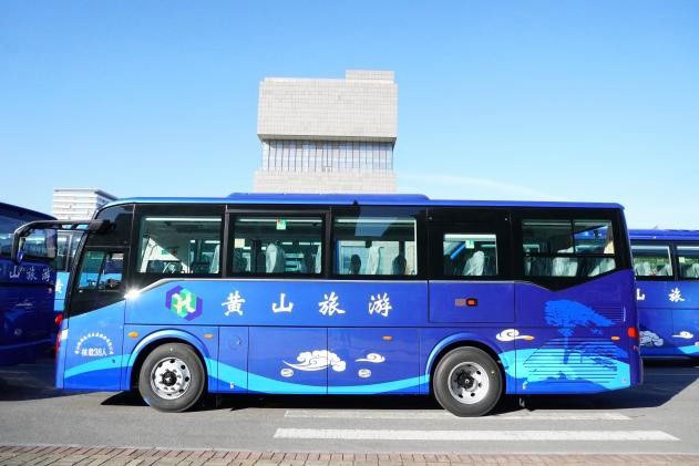 安凯N8、A8高端旅游客车交付黄山旅游交通