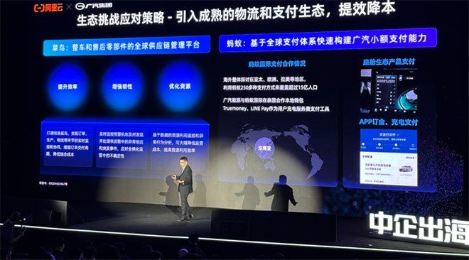 广汽引入菜鸟全球供应链管理平台和蚂蚁国际支付系统