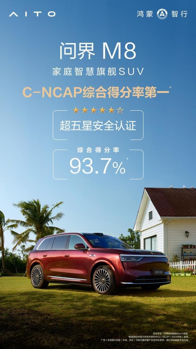 问界M8拿下安全测试第一名，到底有多安全？