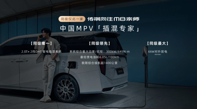 “全能型选手”来了!传祺向往M8宗师上市,限时补贴价24.99万起