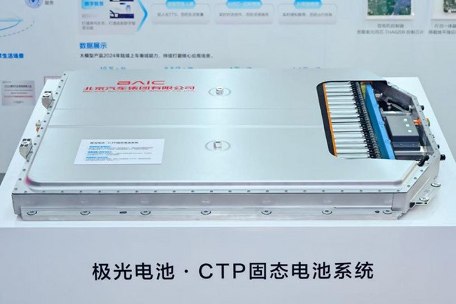 极光电池 CTP固态电池系统