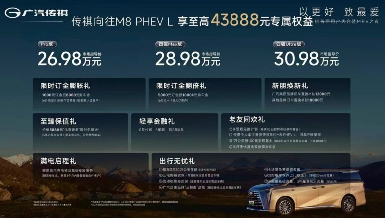 传祺MPV双车齐发:一个加长冲高端,一个务实打家用!