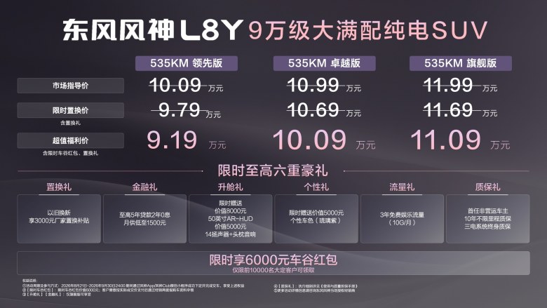 东风风神L8Y成都车展满配登场，双飞燕车标首发光