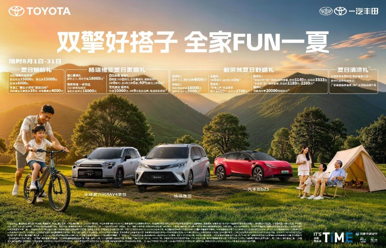 一汽丰田7月销量强势斩获四个“第一”,市场份额逆势上扬